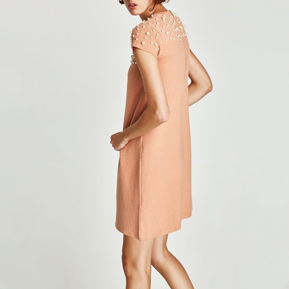 Zara Pearl Sweater Dress size S small NWT - Picture 3 of 4